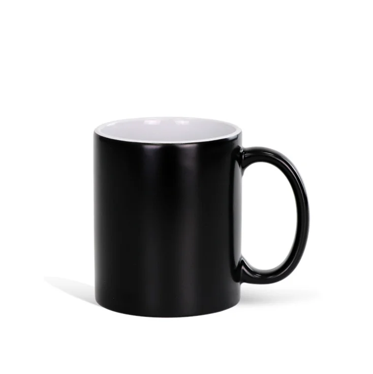 

11oz sublimation blanks tumbler Magic Mug Ceramic Cup Tea Coffee Mugs, White