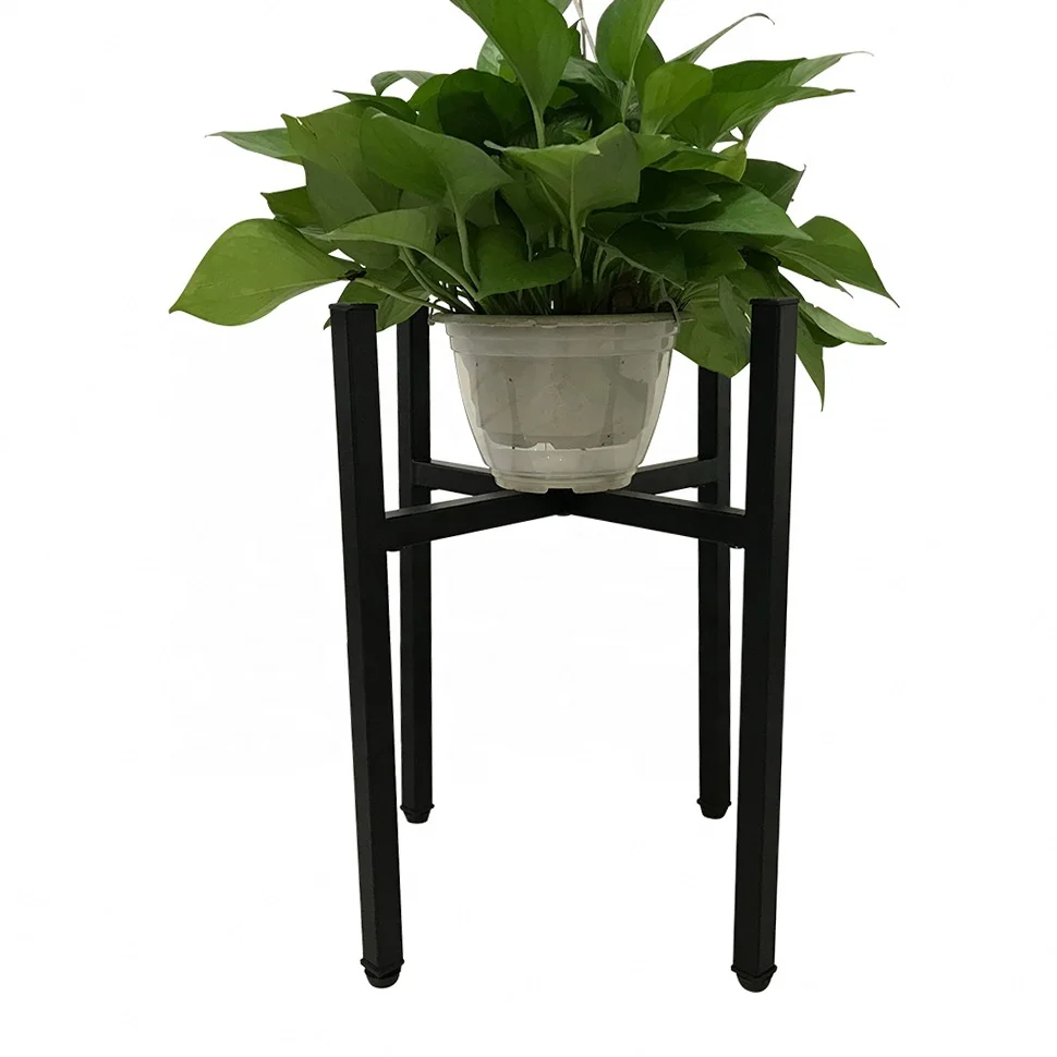 

Plant Stand House Home Decor Modern Simply Display Holder Rack Wrought Iron Adjustable Indoor Flower Pot Metal Plant Stand, Back, white, gold or customization
