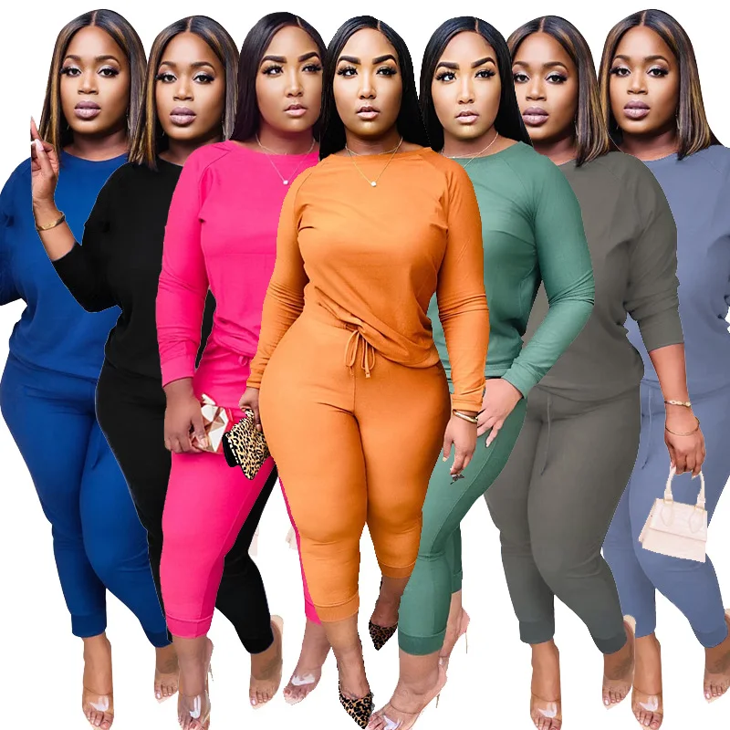 

*LO-20072701 women sweatsuit set two piece pant set women clothing fall clothing for women pants set, As pictures