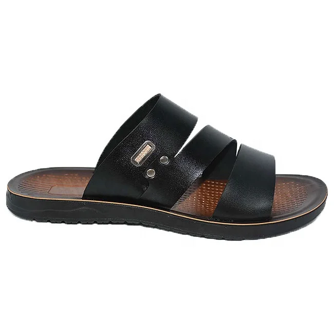 

Factory Direct Sales Good Quality Eco Friendly Black Durable Man Slipper