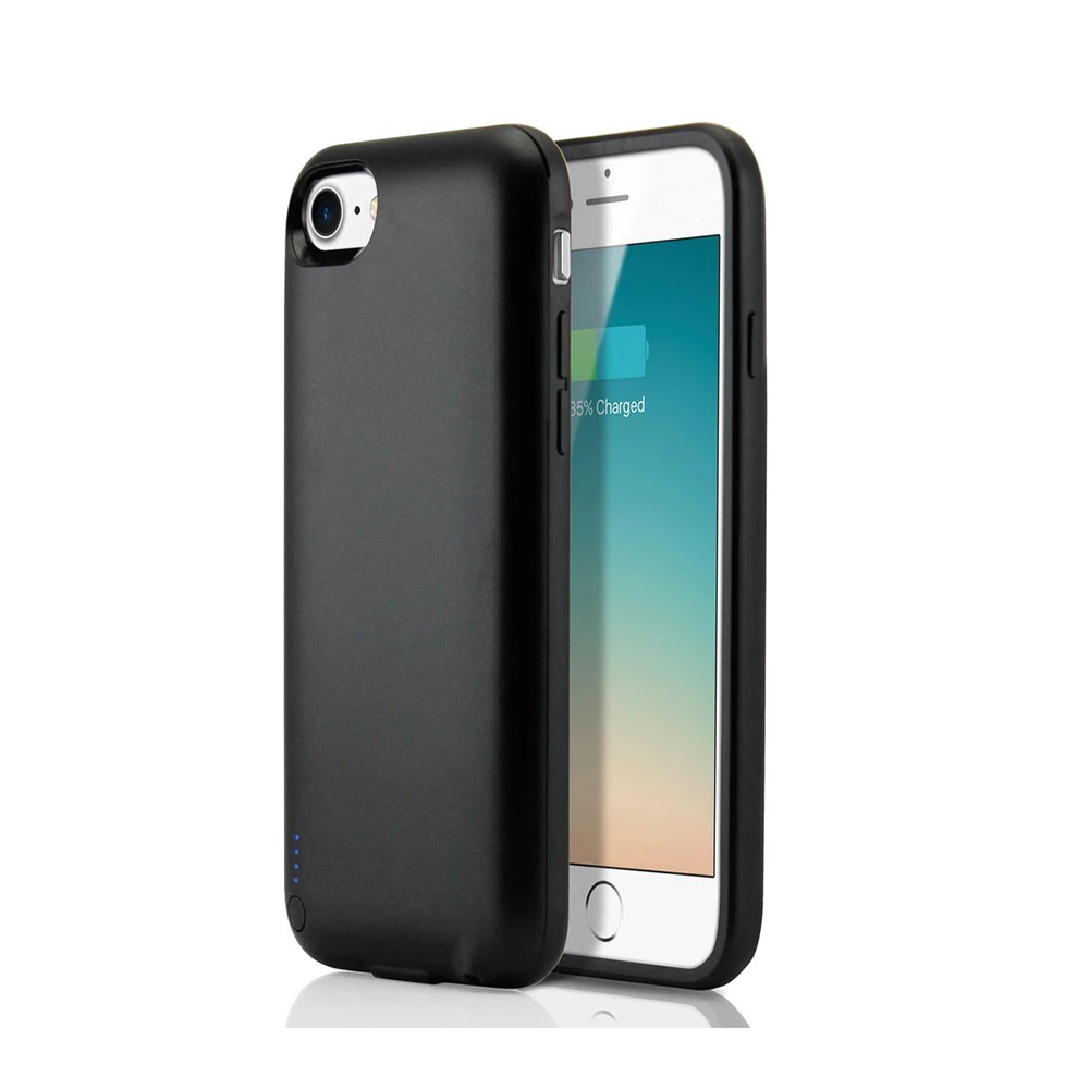 

2021 hot selling Portable Back Clip Battery Power Bank Charing Case Cover 2800/5200mAh Battery Charger Case For iPhone 7, Costomized