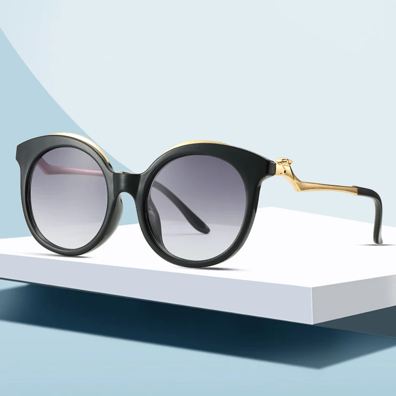 

Italy Design Top Quality Sunglasses 2020 Fashion Round Style Women UV Protected Sun Glasses