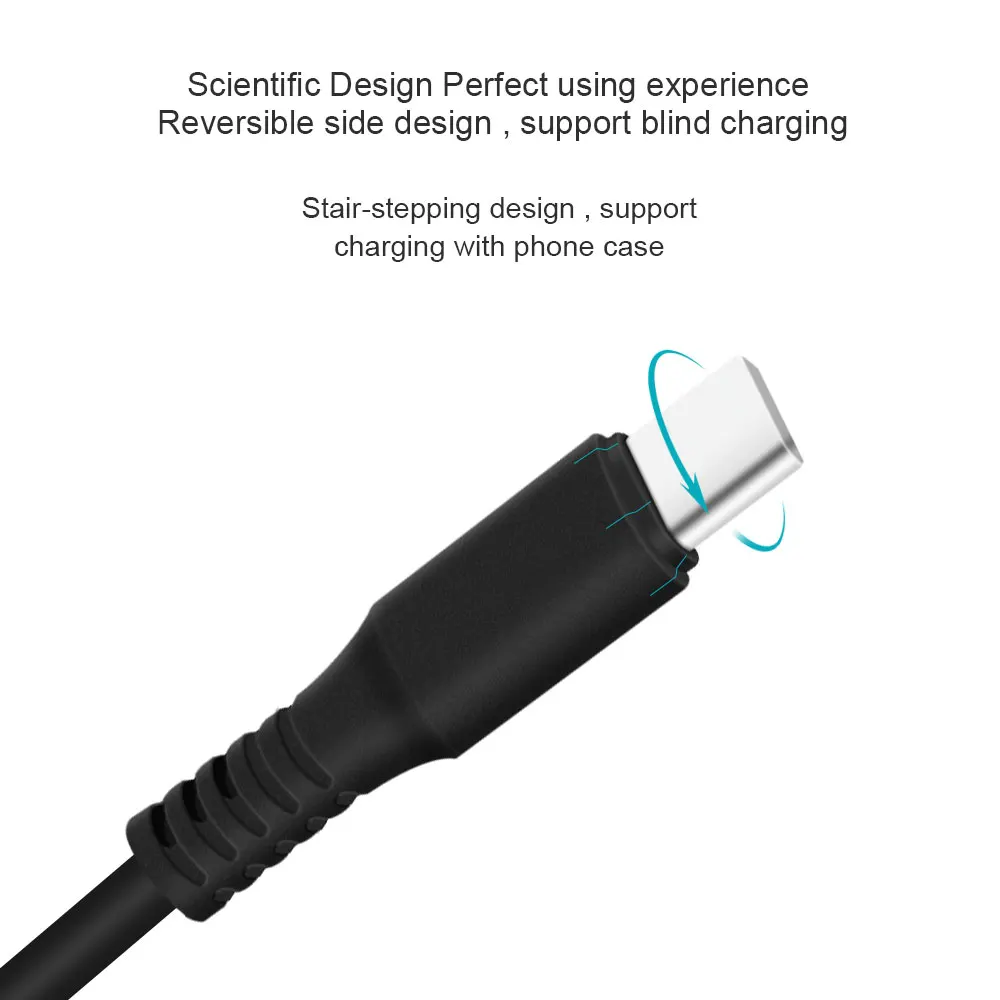2.1A Micro Type-c USB-C Fast Charging 1M 3.3FT PVC Data Cable - ANKUX.COM