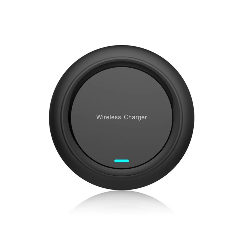 

Qi 10W Max Fast Wireless Charging Pad cell phone Wireless Chargers for samsung iphone wireless charger, Black white