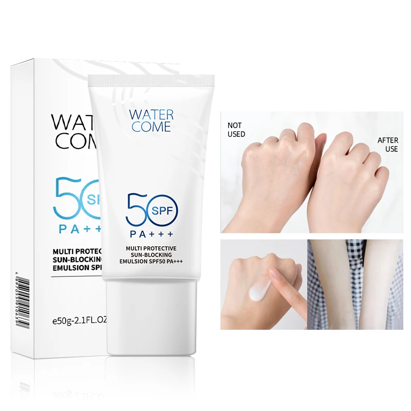 

Watercome SPF 50 Sunblock lotion Moisturizer Whitening Organic 50g Sunscreen Cream