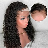 

Fast Shipping Manufacturer Brazilian Human Hair Cuticle Aligned Baby Hair Water Wave 360 Wig