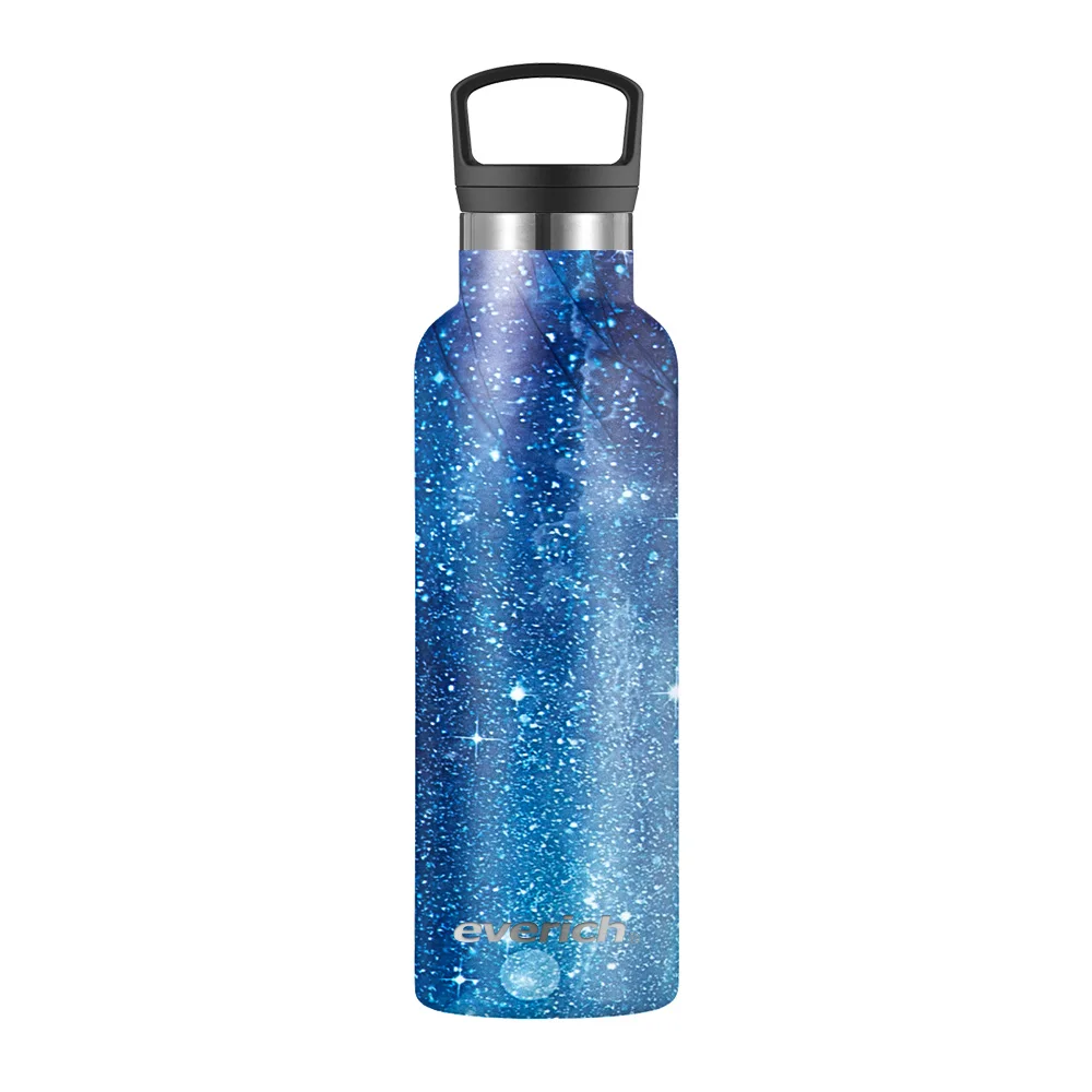 

Everich and Tomic Double Wall Vacuum Insulated Stainless Steel Sports Water Bottle Middle Mouth BPA Free Flex Cap, Customized color