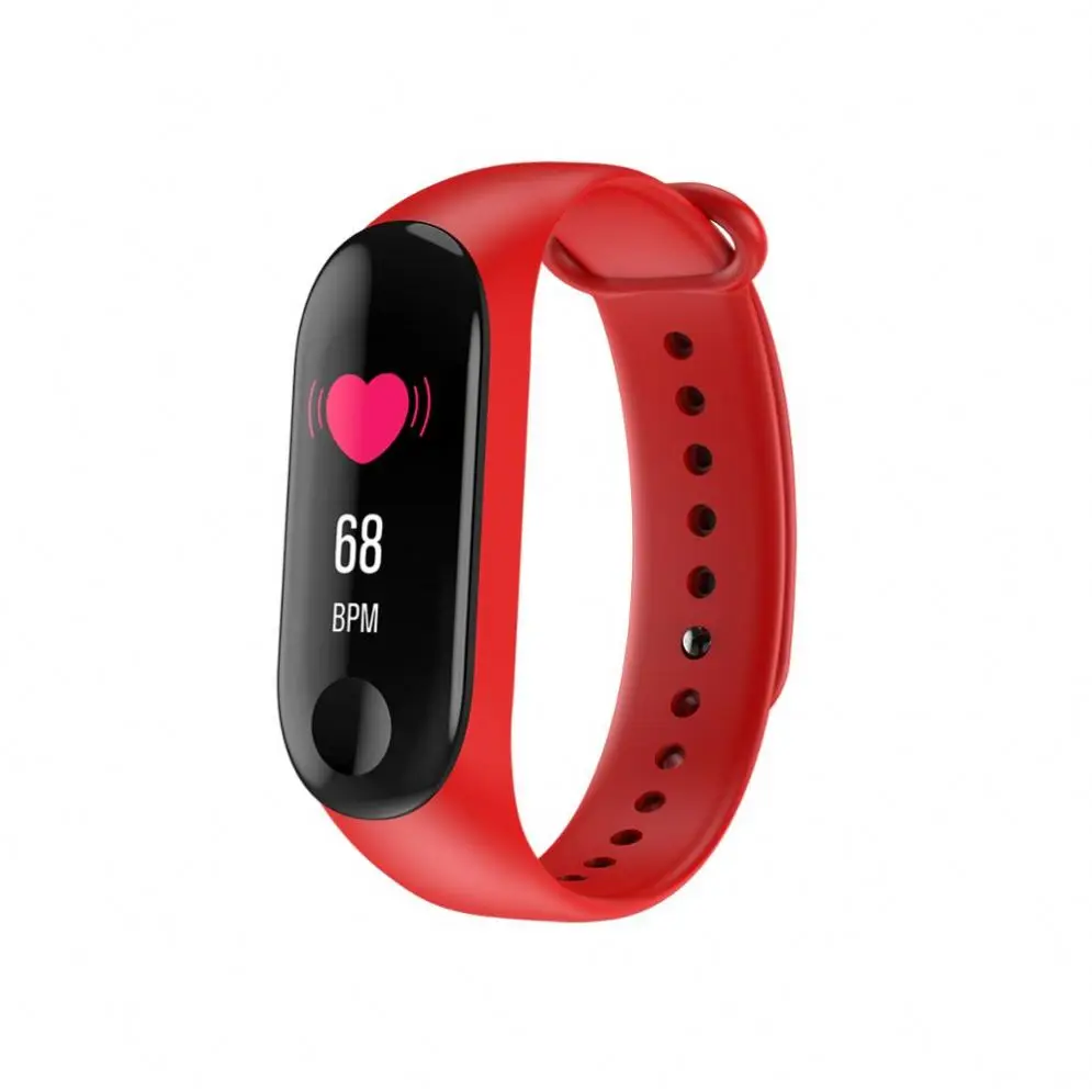 

Fitness Tracker Smart Bracelet Watch With Heart Rate Monitor Waterproof For Women, Black, dark blue, red