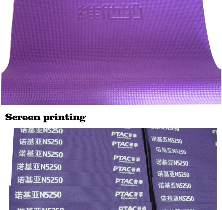 2024 Custom Print Exercise Bamboo Thick Pvc Gymnastics Yoga Mat