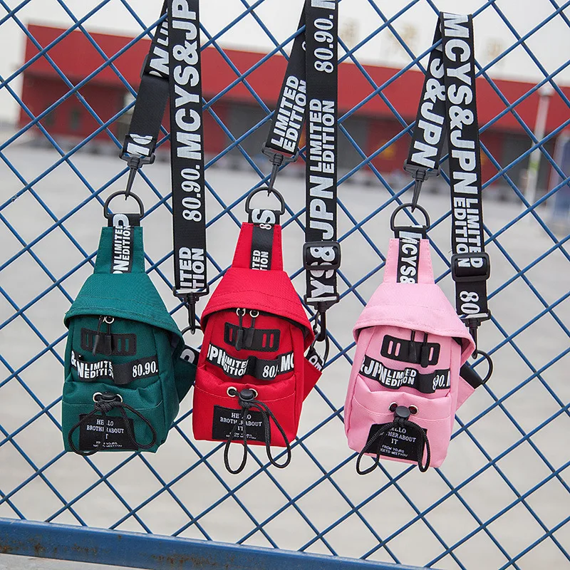 

Fashion Popular Travel Outdoor Mini Cross Chest Bag Custom Logo Canvas Chest Bags For Men, As picture