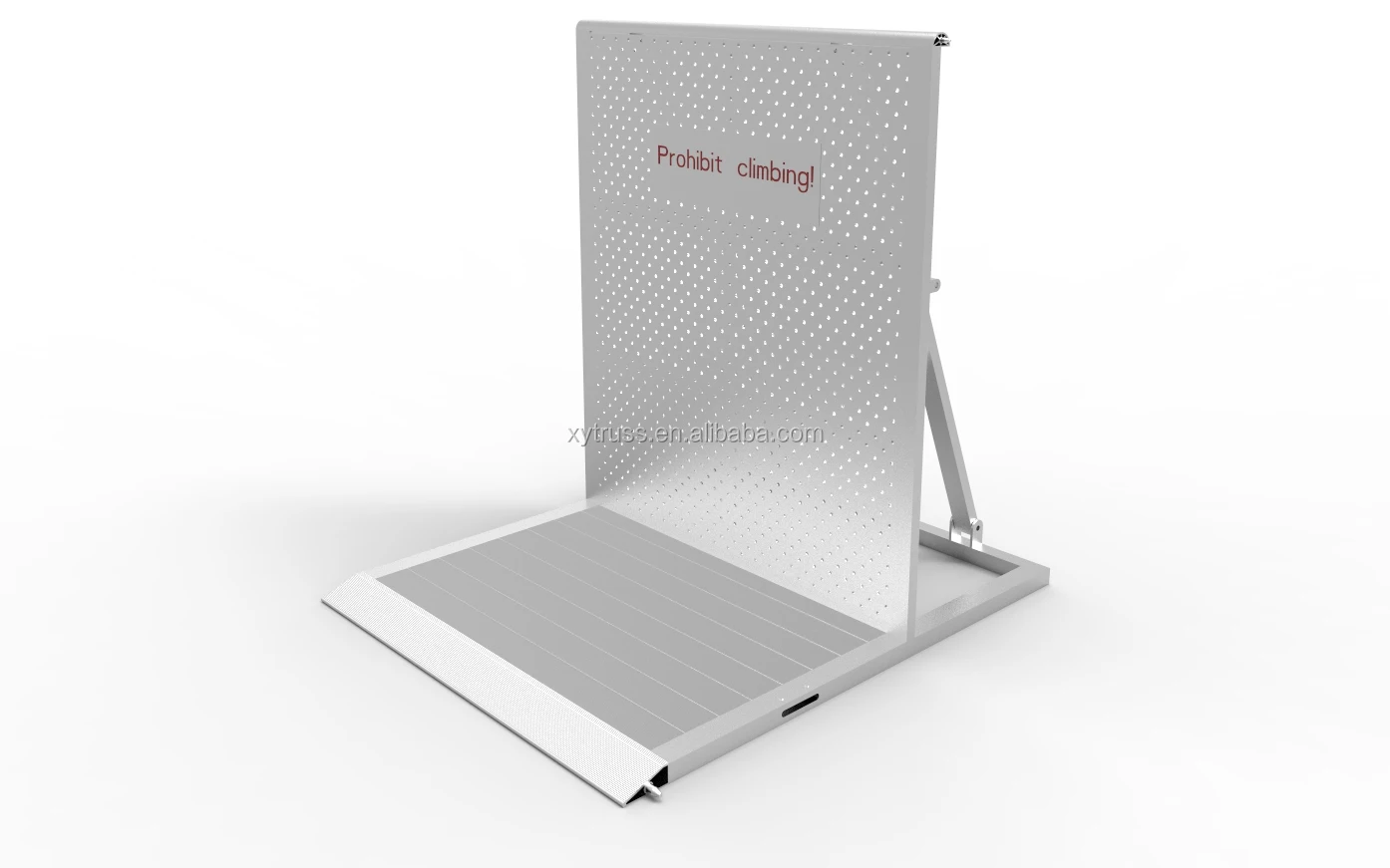 aluminum crowd barrier