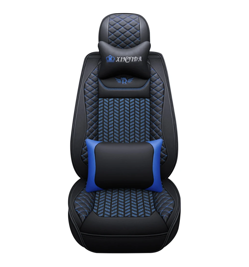 

Muchkey Luxury 5 Seat Universal Car Seat Cover Full Set of Seat Cover Waterproof and Durable Easy to Install Convenient