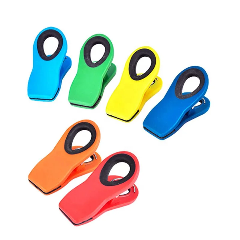 

Hot selling Water droplets shape Magnetic Plastic Clips Bag Clips For Kitchen Home, Red, orange, blue,yellow,green,sky blue