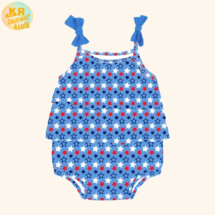 

Toddler Girl Clothes Baby Boutique Clothing Baby Girls' Rompers Children 4th Of July Boutique Clothing