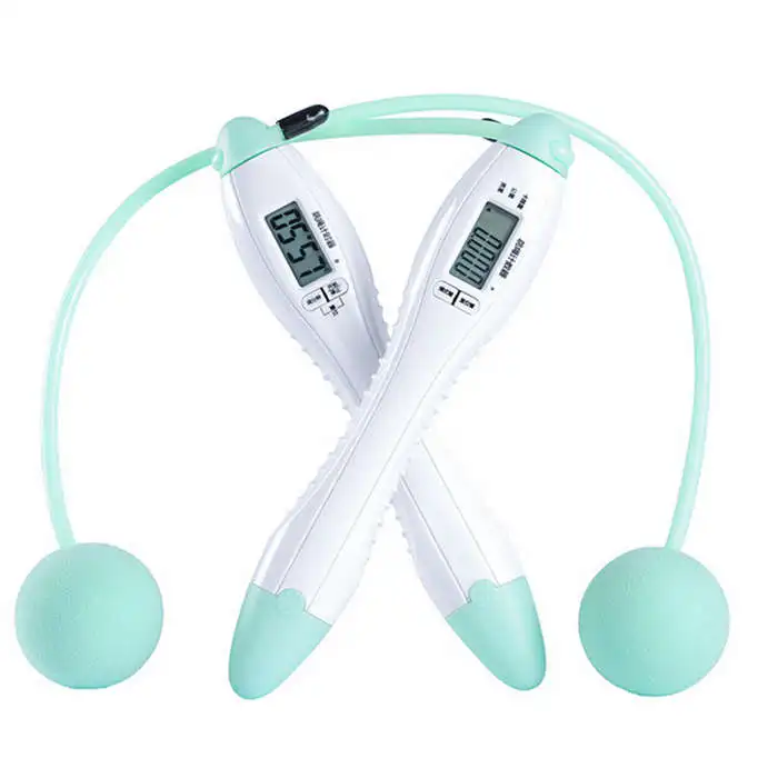 

High quality smart jump rope men women training body lose weight gym equipment counter jump rope, Black,pink,blue