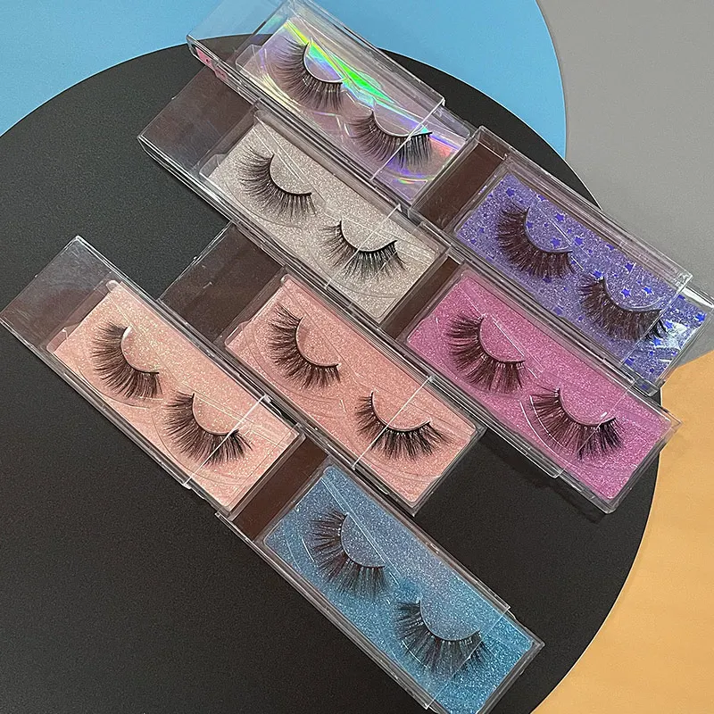 

wholesale vendor 25mm 3d faux mink eyelash 6D real mink lashes extensions bulk customized false eyelashes and packaging boxes, Black