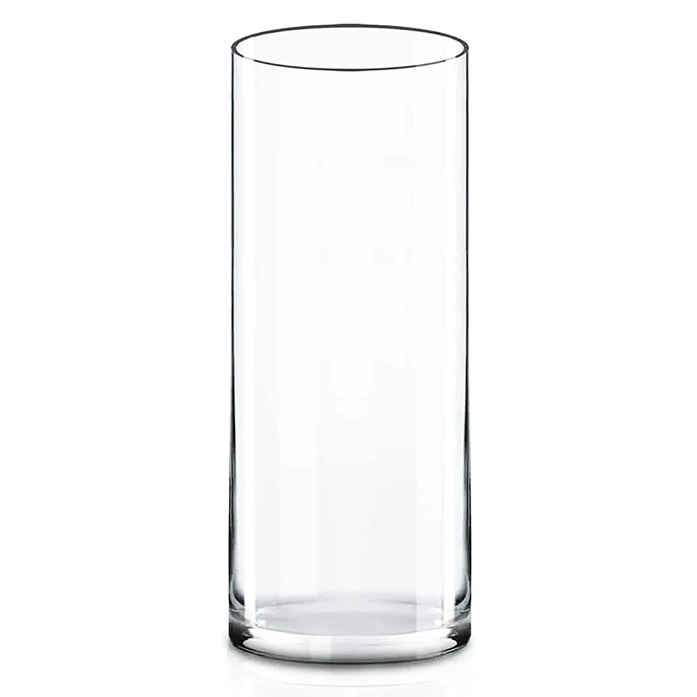 

Factiry Clear Glass Cylinder Vase Multiple Size Choices Glass Flower Vase Centerpieces Hurricane Floating Candle Holder Vase, Customized