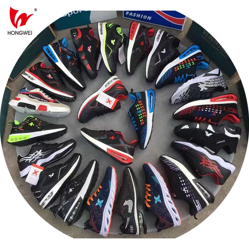 

New fashion Flying weaving sports shoes adult Air cushion sneakers Breathable and comfortable running casual men and women Shoes