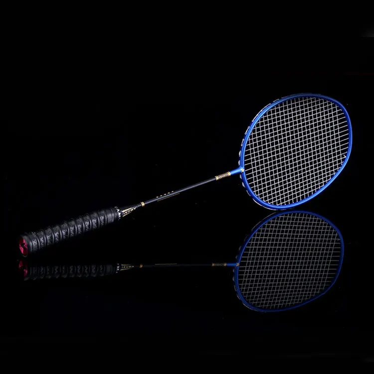 
hot sales professional full carbon badminton racket 4u 