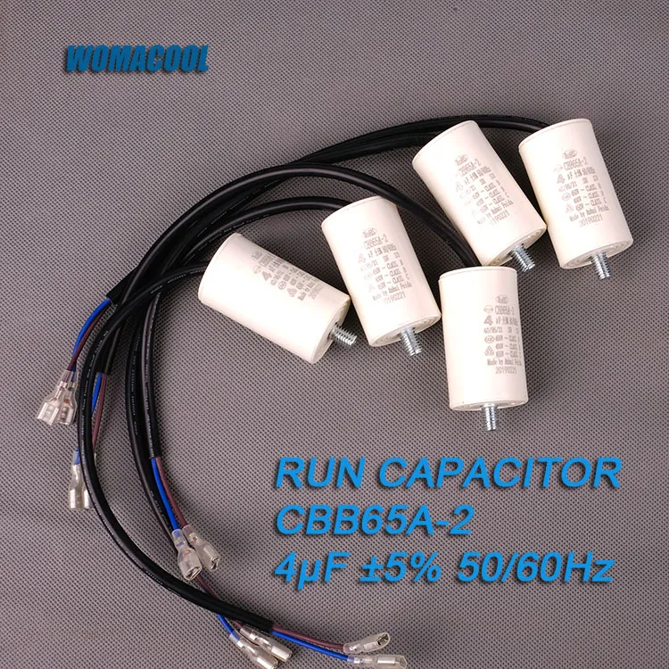 Koelkast Compressor Motor Run Condensator Cbb65a2 4 Uf 50/60hz 450v Ac