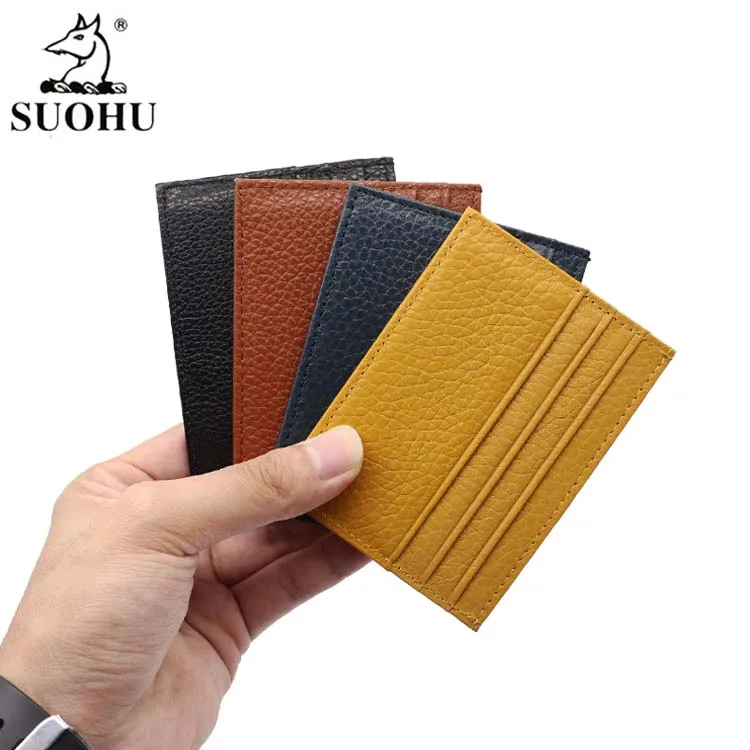 

Oem/Odm Directly Factory Customized Wholesale Genuine Leather Card Holder For Men And Women, Customized color