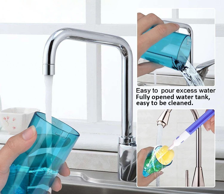 2019 Cordless Water Flosser Advanced Dental Water Pick Oral Irrigator Travel Water Jet for Teeth