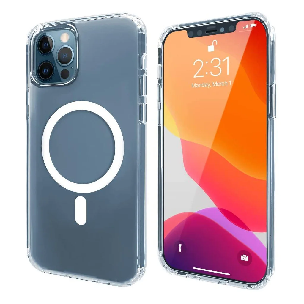 

Factory Transparent Clear Shockproof Air Corner Phone Case Cover Magsafe For Apple iPhone 11 12 Pro Max XR Xs 8 Plus