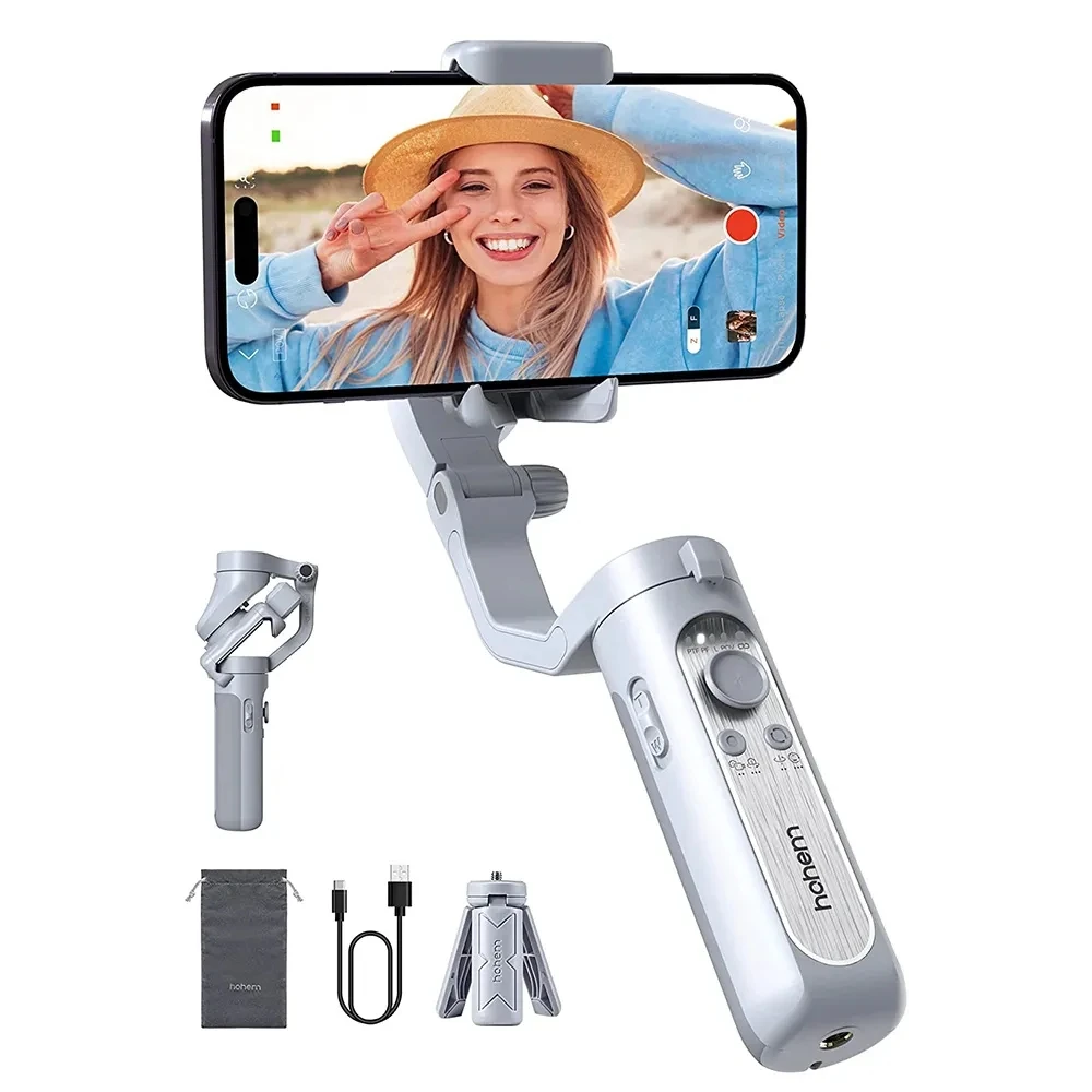 

Hohem iSteady XE selfie tripod magnetic fill light video lighting handheld 3 axis mobile phone gimbal stabilizer