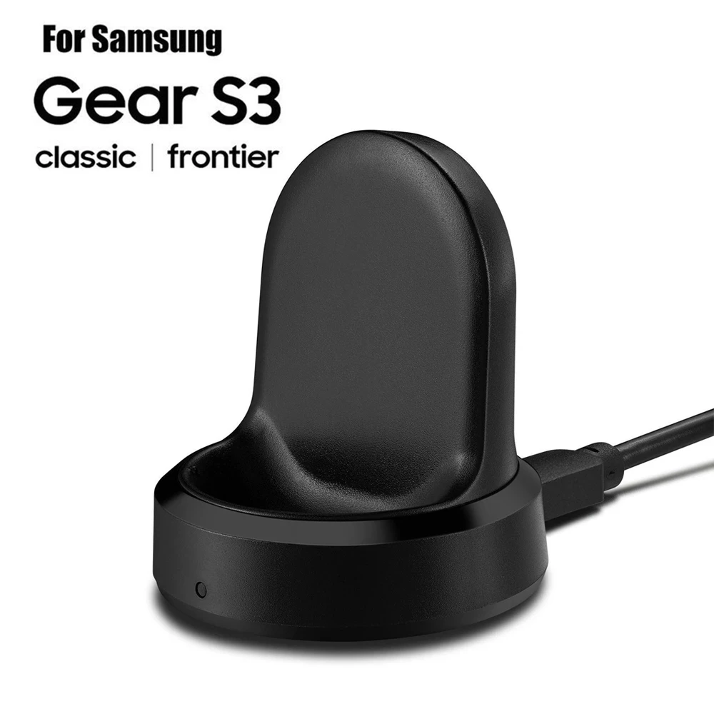 

QI Wireless Charger Dock for Samsung Gear S3 Frontier S2 S4 Charging Stand for Galaxy Watch Gear S3 Classic High Quality Charger