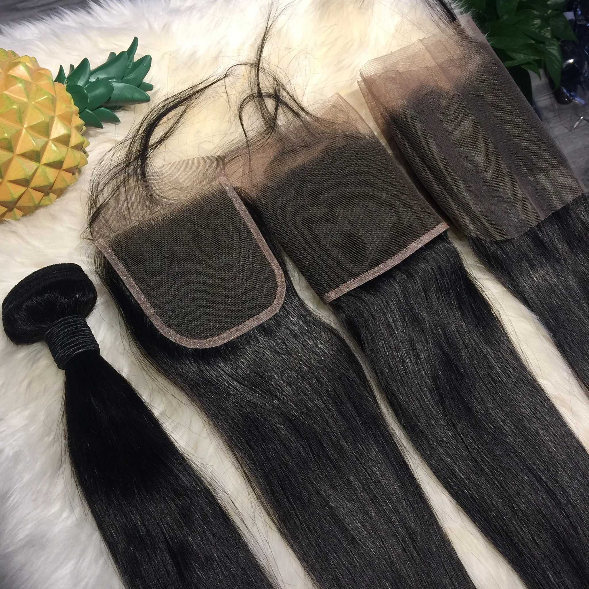 

free shipping ear to ear 13x4 pre plucked swiss lace frontal with baby hair, virgin raw indian hair fronta
