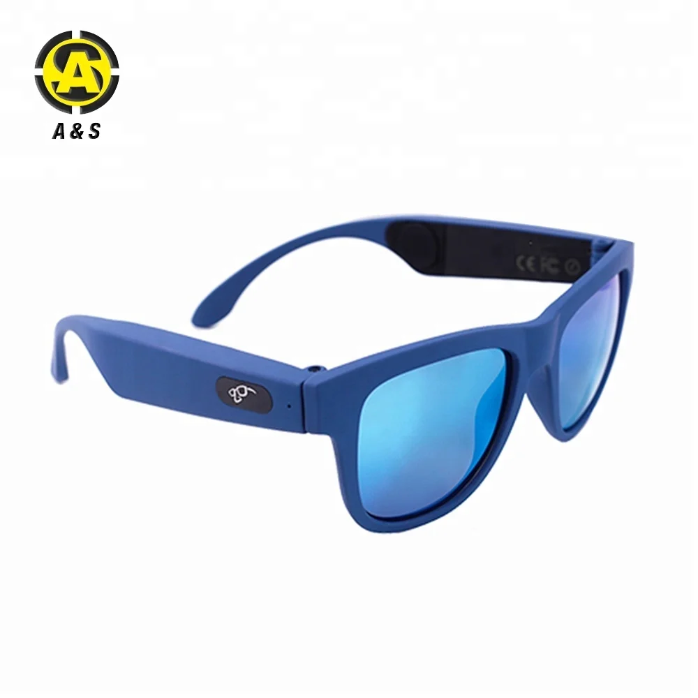 

2020 New Bone Conduction Bluetooth Glasses with Classic Frames Soundtrack Audio Sunglasses Polarized UV400 sunglasses
