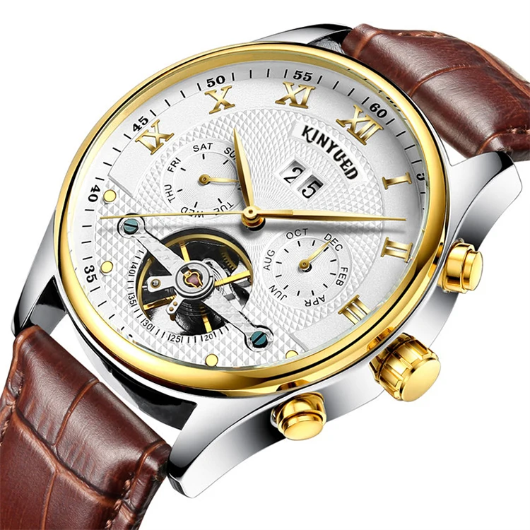 

High quality men watch manufacturer calendar display sports&business mechanical automatic watches