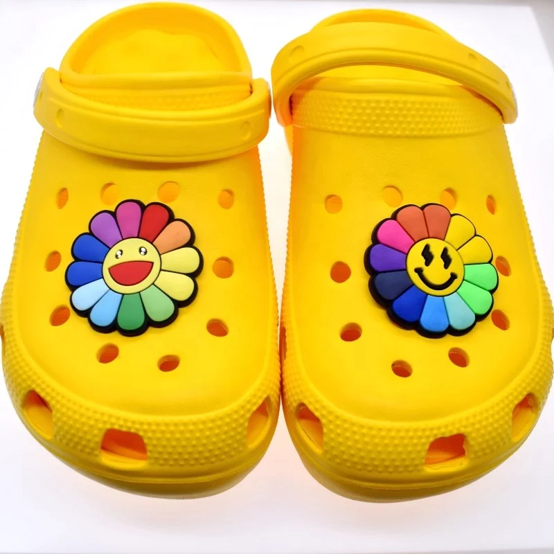 

Promotional Flower PVC Shoe Charms Customized Charms Shoe Accessories