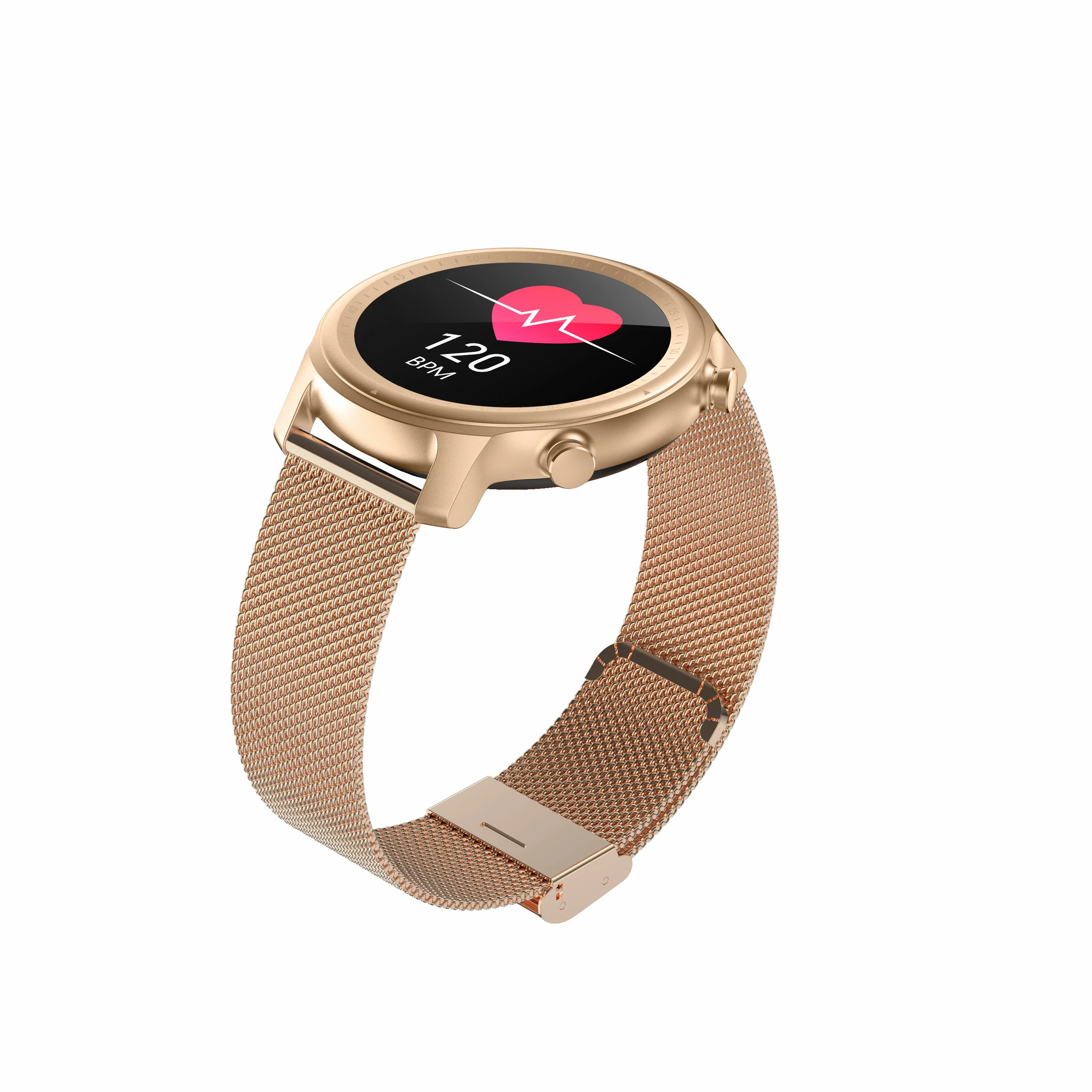 

Smart watch 2022 Q1 for real waterproof bt call watch 24 hours heart rate monitoring stainless strap smart watch lady