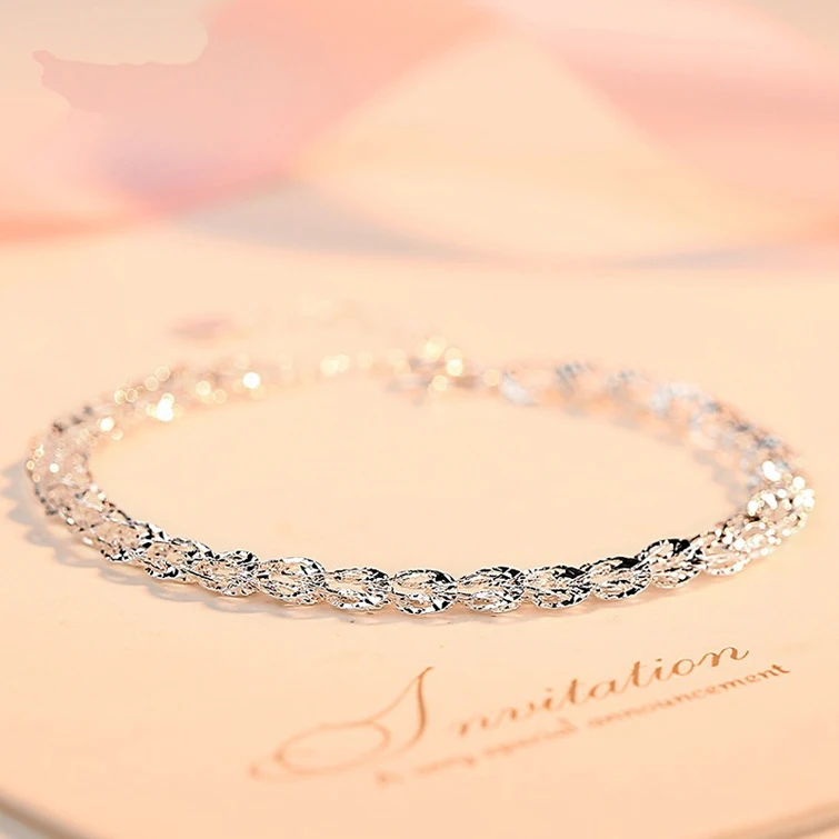 

New Arrival Lady Silver 925 Bracelets For Girls Jewelry Fashion Phoenix Tail Silver Accessories Bracelets Women Bijou
