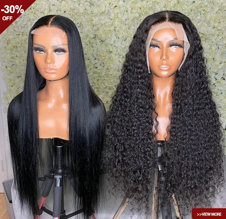 

Wholesale 13X4 HD Lace Frontal Wigs Brazilian virgin human hair Hd Transparent lace Frontal Straight Curly Wigs Deal Price