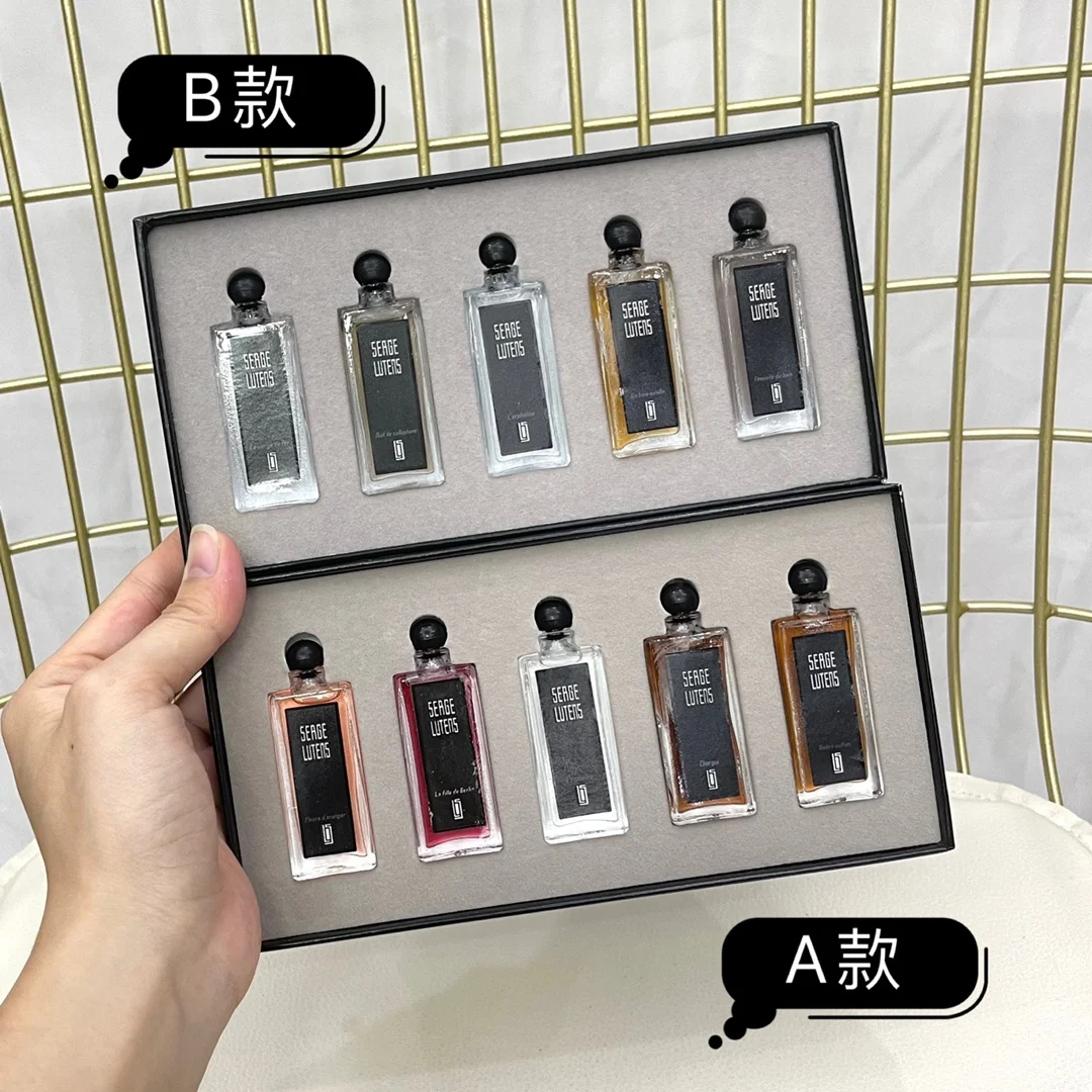 

5ml*5 perfume Ambre sultan sample set 5ml sprayers Gift Set, Transparent