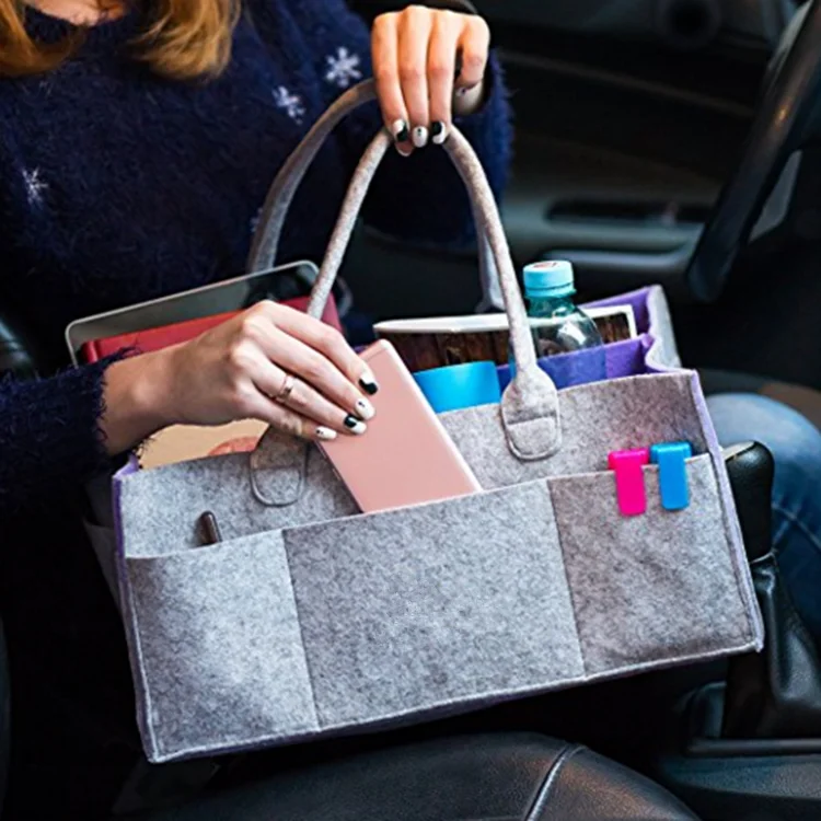 

Customized design portable 3 in 1 Insert Set diaper bag organizing pouches