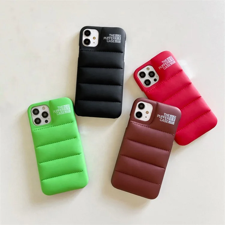 

Wik_MS Cotton-filled down jacket phone case mobile accessories phone Case, Colorful