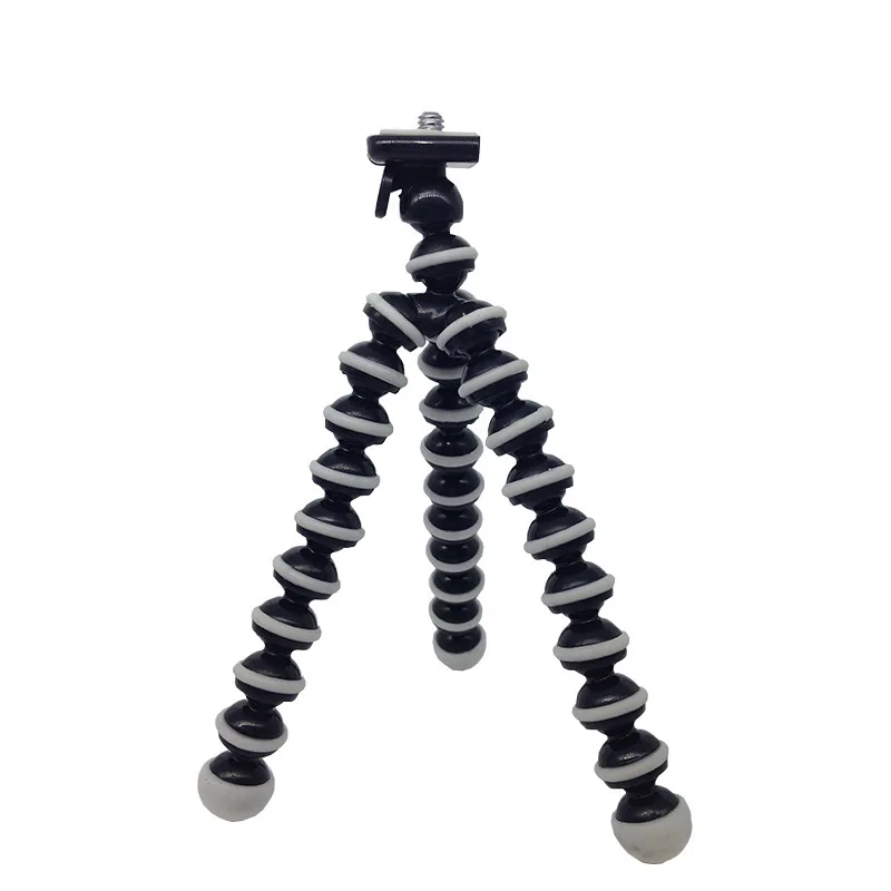 

Factory Price Flexible Mini tripod Octopus Tripod for Phone Camera Digital camera, Black+white