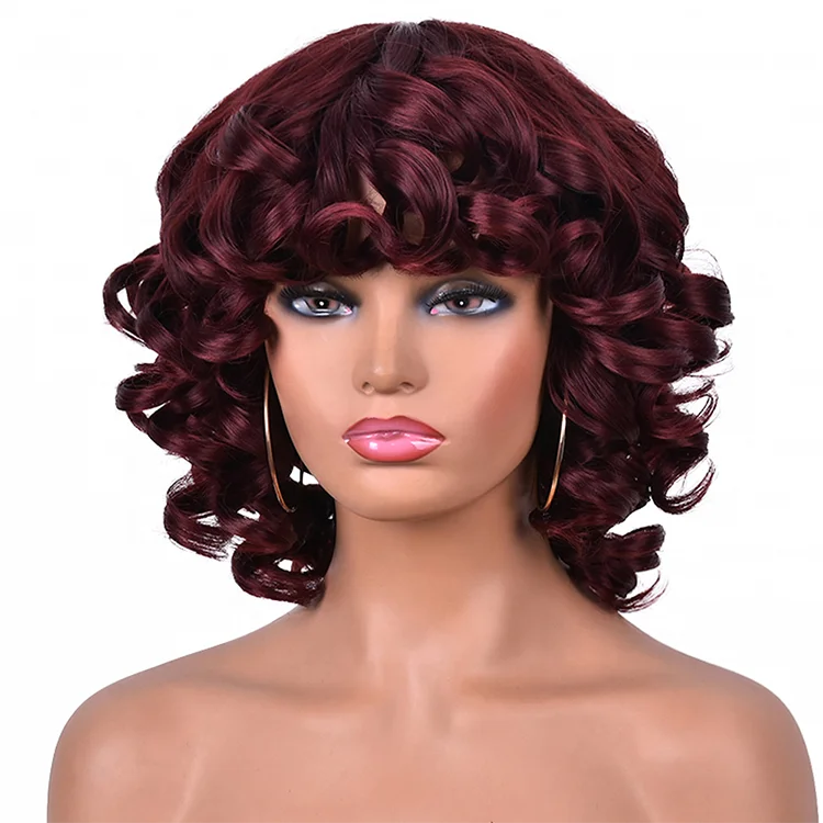 

Wholesale good quality hair wig and high fiber wigs wholesale hot selling straight multi color red black synthetic wig, Acceptable customization