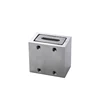 Shower Room Toilet 15*30 Stainless Steel Square Tube Fixed Pole Upper Wall Cover