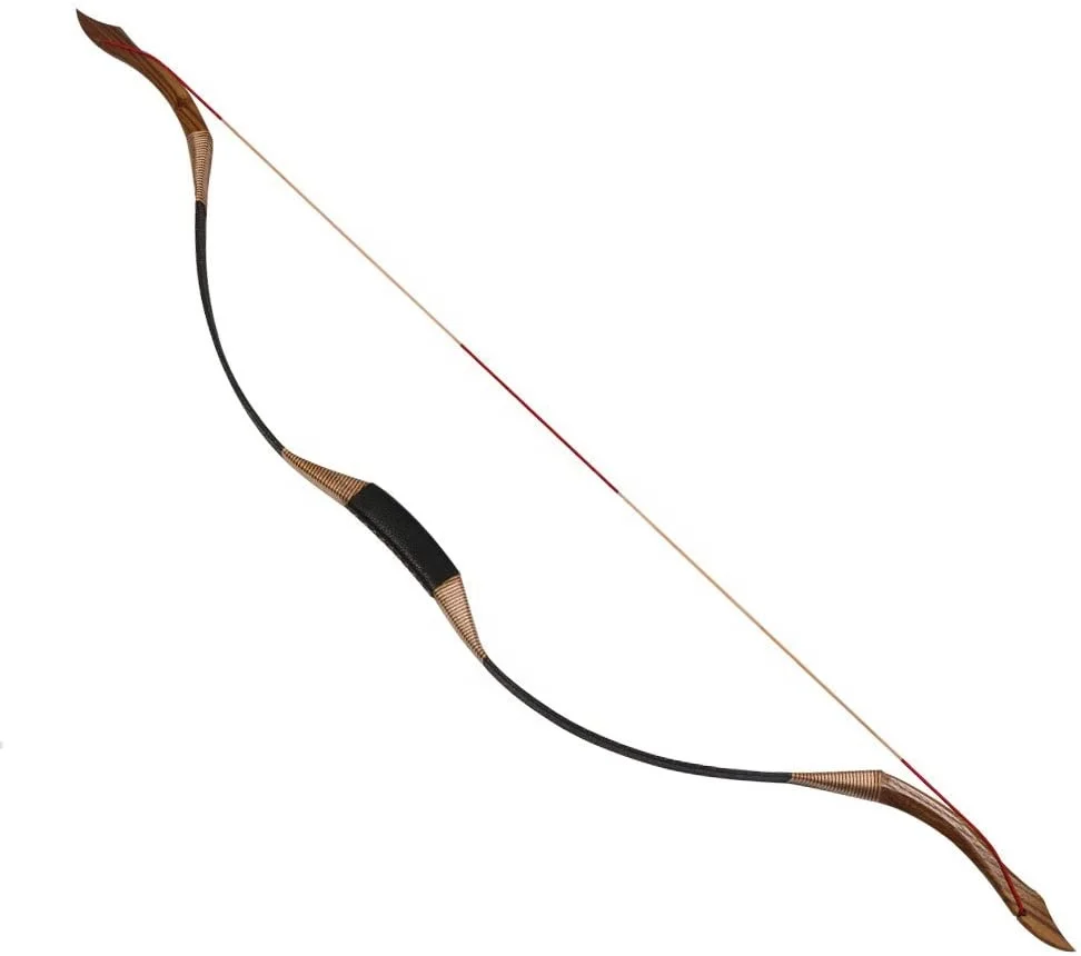 

Traditional bow horse bow 30-70lbs cow leather archery longbow recurve bow for hunting