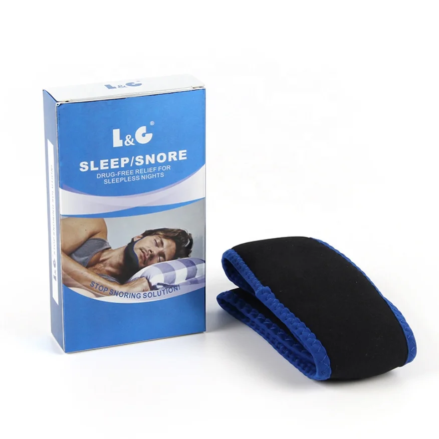 

Widely Praided Black Color Nylon Material New Design Neateeth Anti Snore Mouthguard Belt for Good Sleep