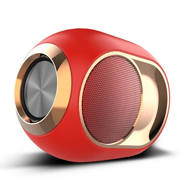 

Speaker 2021 X6 Outdoor Portable Music Wireless Speakers Metal Mobile Phone Mini DJ Bt Speakers, Black, red, blue,white