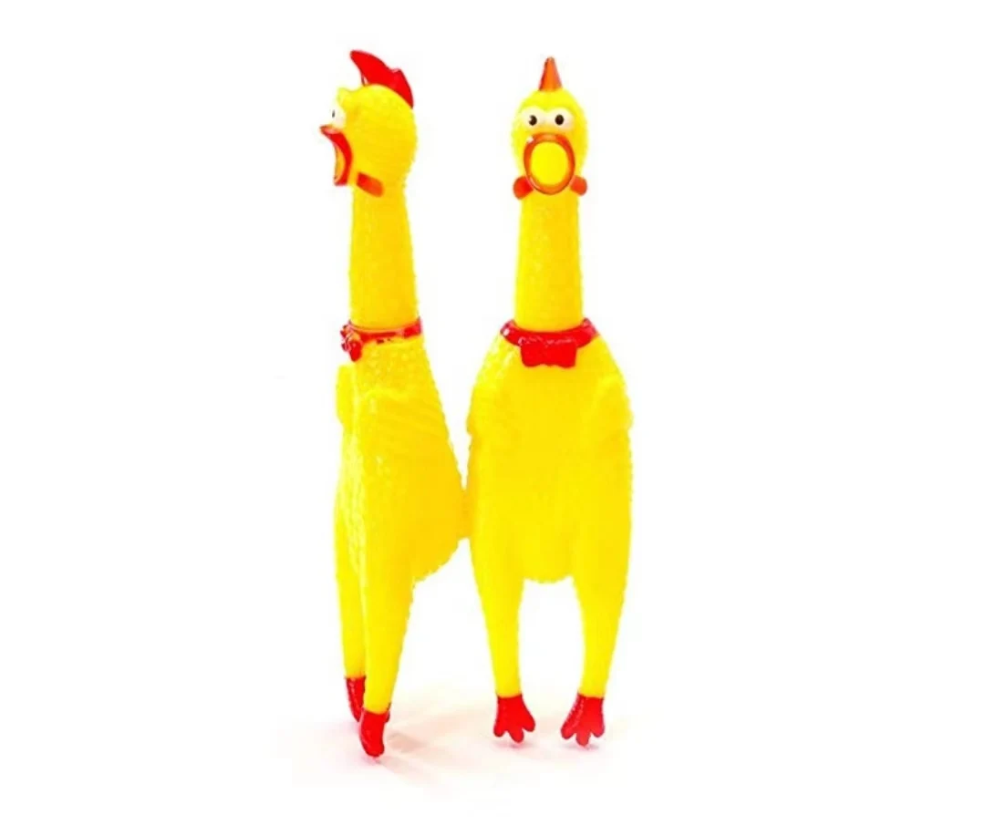 

Manufacture Nice Quality Hot Selling Funny Screaming Chicken Chew Toys Talking Accessories For Dog Cat