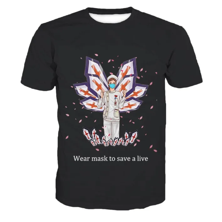 

High quality men's T-shirt with 3d design