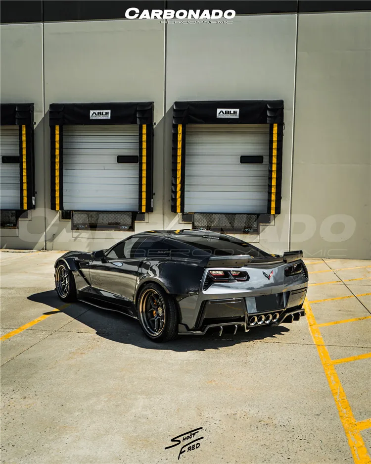 Carbonado R Ox Style Rear Diffuser Forchevrolet Corvette C7 - Buy ...