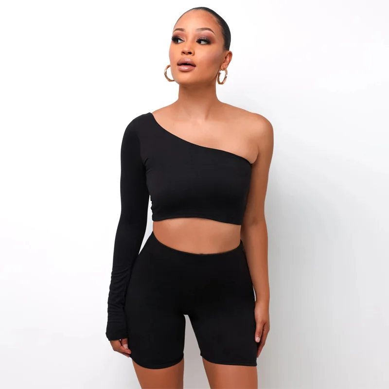 

BBJY6517 Black Factory price wholesale 91% polyester shorts yoga fitness clothing women breathable QUICK DRY women's Yoga Set