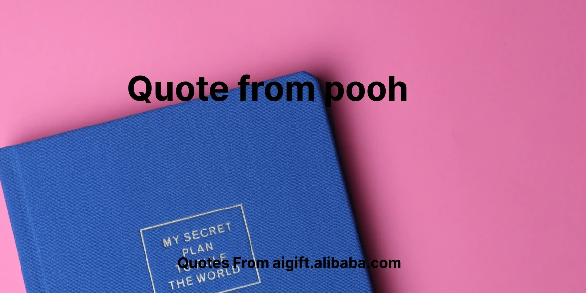 quote from pooh